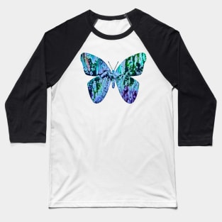 Paint Poured Butterfly 5 Baseball T-Shirt